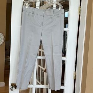 Ann Taylor Cambridge Gray Cropped Pant